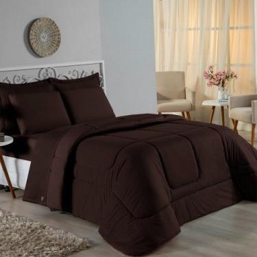 Imagem de Edredom Solteiro Nobre 1 Peça Dupla Face 1,60m x 2,40m Malha 100% Algo