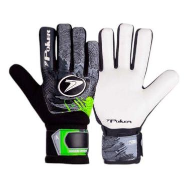 Imagem de Luva De Goleiro Poker Infinity Campo Society Futsal Training, Cinza, V