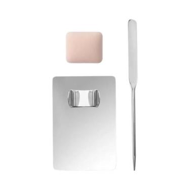 Imagem de Kit Múltiplo De Pincéis De Maquiagem Em Aço Inoxidável Para Base, Bato