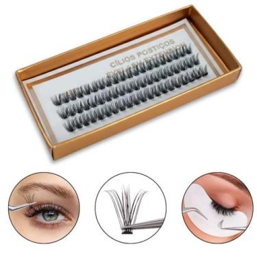 Imagem de 60 Cílios Tufinho Para Extensão 30P 0.07 12Mm Curvatura D - Arte Seduc