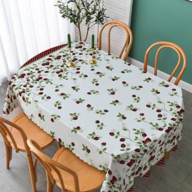 Imagem de Toalha De Mesa Oxford Decorativa Para 6 Cadeiras 2,10mx1,40 Estampa Mo