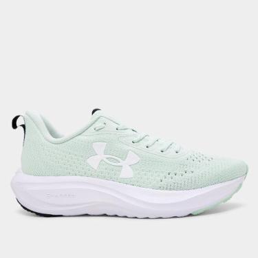 Imagem de Tênis Under Armour Charged Sunny Feminino, Verde, Branco, 36