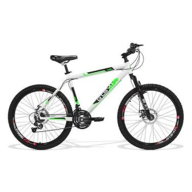 Imagem de Bicicleta 26 GTS M1 Freio a Disco 21v Suspensão Walk New, Branco, Verd