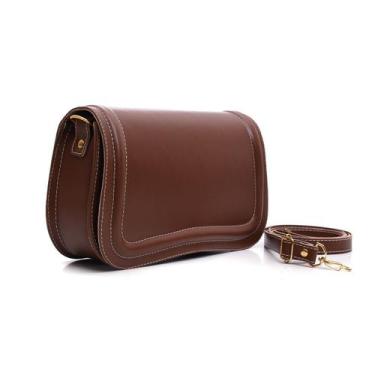 Imagem de Bolsa Feminina Clutch Compacta Alça de Lado Transversal Tiracolo - Mar