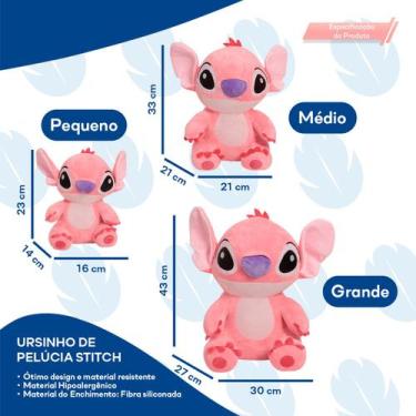 Imagem de Mochila Infantil Pequena Stitch Alça Costas Creche Passeio - Toys 2u, 
