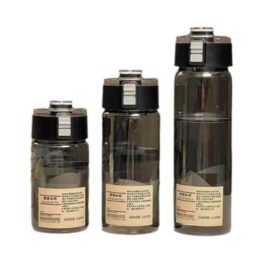 Imagem de Garrafa De Água Plástica Portátil De 800ml Transparente À Prova De Vaz