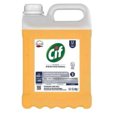 Imagem de Limpador de Pisos Alcalino Cif Profissional 5 Litros - Cif (Unilever P