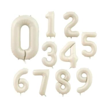 Imagem de Balões De Hélio De Folha Grande De 40 Polegadas Números 0-9 Decorações