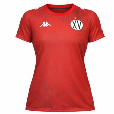 Imagem de Camisa XV de Piracicaba Kappa 2026 Zurich Vermelho - Feminino Tamanho: