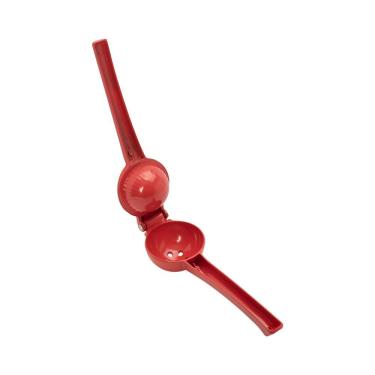 Imagem de Espremedor de Limão Vermelho em Alumínio 20cm para Sucos com Design Que Evita Desperdício Mimo Style