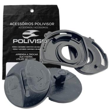 Imagem de Kit Fixação Completo Capacete Ebf New 7 Catracas + Botões - POLIVISOR