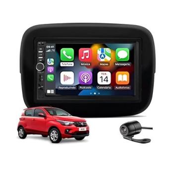 Imagem de Kit Multimídia Mobi 2017 / 2025 7 Pol Carplay AndroidAuto USB FM BT - 