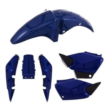 Imagem de Kit Carenagem 3 Peças Cromo Forte Moto Honda Titan 150 2004 2005 2006 