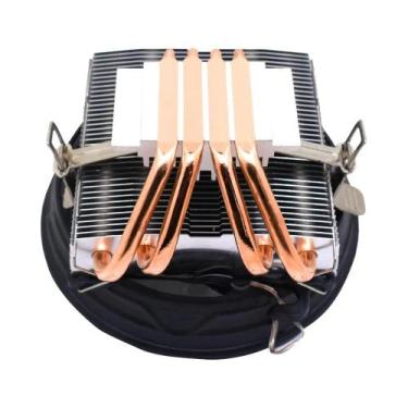 Imagem de Cooler CPU RGB PWM Tishric - Dissipador de Calor 4 Pinos para Intel LG