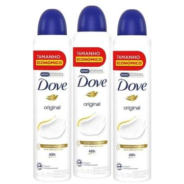 Imagem de Kit 3 Desodorante Antitranspirante Dove ORIGINAL 48h 200ml