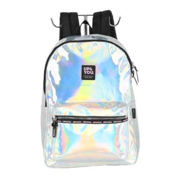 Imagem de Mochila Costas Holográfica Escolar Original Juvenil Up4you