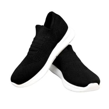Imagem de Tênis Meia Casual Feminino - Preto - Lidi Piccoli Shoes, 38