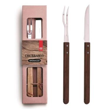 Imagem de Conjunto Para Churrasco 2 Peças Simonaggio 7896211847168