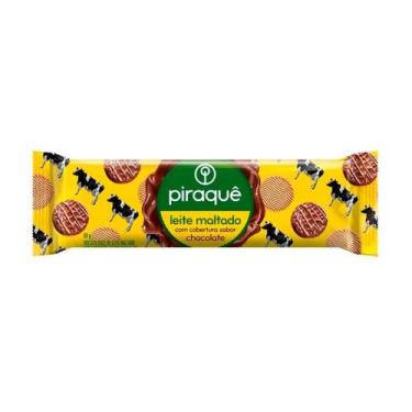 Imagem de Biscoito de Leite Maltado Coberto com Chocolate Piraquê 80g
