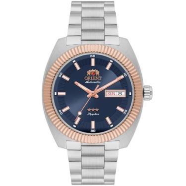 Imagem de Relógio orient masculino automatico 3stars heritage yn6mm026 d1sx
