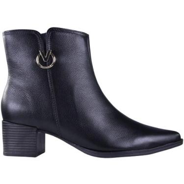 Imagem de Bota Feminina Via Marte em Couro 231-011 Preto, 36