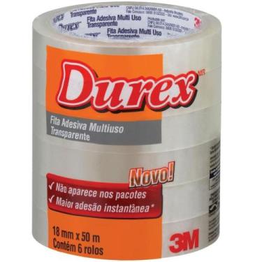 Imagem de Fita Adesiva Durex Transparente 18MMX50M. PCT.C/06 - 3M