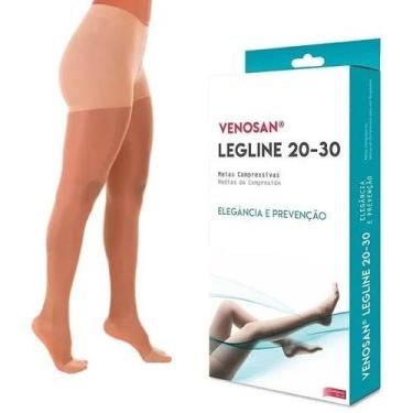 Imagem de Meia Calça Queen Média Compressão Venosan Legline 20-30 ATQ PE Fechado