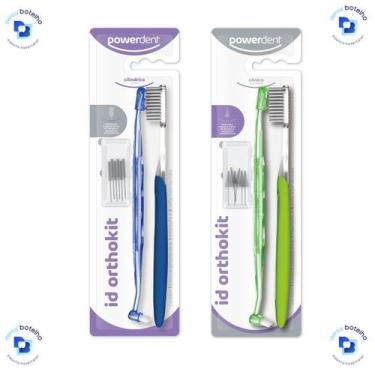 Imagem de Escova (Kit Ortodôntico) Id Orthokit - Powerdent, Cônico 3 a 7mm (Cód 