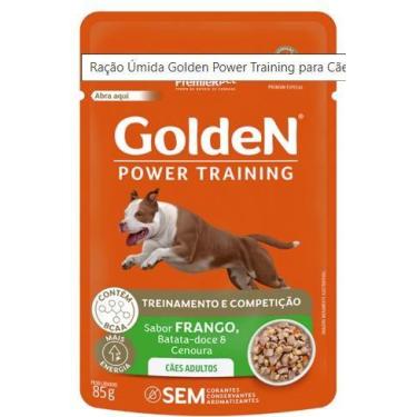 Imagem de Ração Úmida Golden Gourmet Cães 85g- Sabor Frango Adultos -Power Train