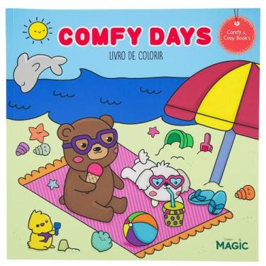 Imagem de Livros para Colorir Desenhos Fofos Bichinhos Cute - Magic