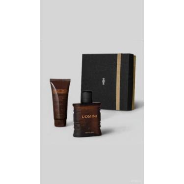 Imagem de Kit uomini - clássico - colônia + creme para barbea e pós barba - O BO