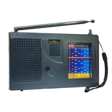 Imagem de Rádio Portável 7 Faixas RM-PFT71AC Preto Motobras
