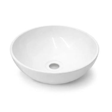 Imagem de Cuba Pia Para Banheiro Em Plastico Lavabo Sobrepor Redonda ou Retangul