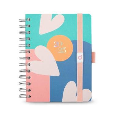 Imagem de Agenda 2025 Midi 11,3 X 16,7 Cm, Sweet Pastel - OTIMA EDITORA