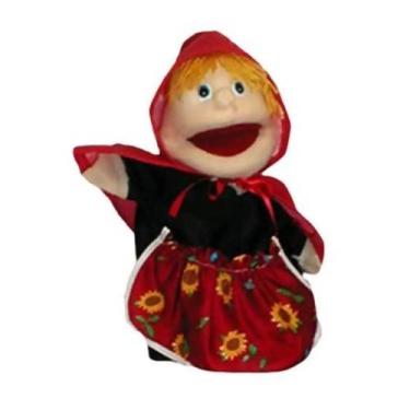 Imagem de Fantoche pequeno 3d em tecido: chapéuzinho vermelho - luqueta - 114, U