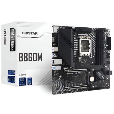 Imagem de Placa Mãe Biostar B860MT-E Pro com Socket LGA 1851 e DDR5 Até 128GB com RGB e USB 3.2 Gen 2