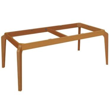 Imagem de Base Mesa de Jantar Petra BAM009-CA Madeira Maciça s/ Tampo Carvalho -