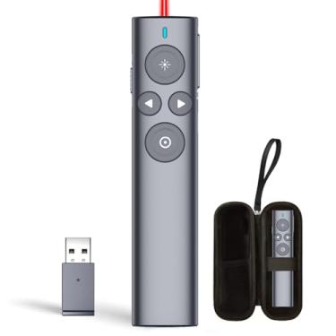 Imagem de Norwii Presentation Clicker com ponteiro digital para tela LCD de LED de TV, controle remoto de apresentação, clicker de slides, apresentador sem fio com destaque, ampliação, clique esquerdo do mouse