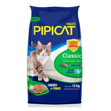 Imagem de Areia Higiênica Pipicat Kelco Classic Para Gatos 12kg