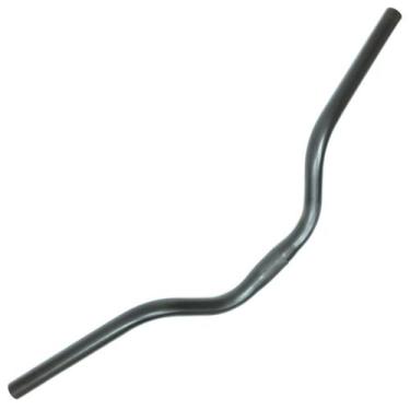 Imagem de Guidão riser MTB HB-004 em alumínio preto fosco 25.4 x 600 x 80 mm - A