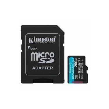 Imagem de Cartão de Memória Micro SD Kingston Canvas Go Plus 256GB 200Mbs - SDCG