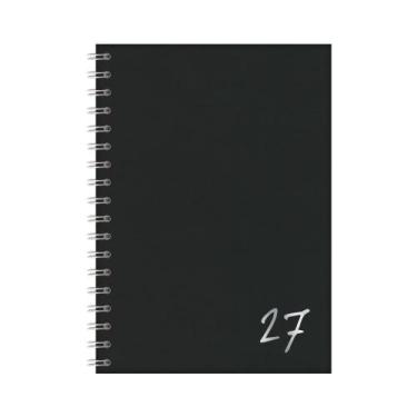 Imagem de Agenda 2027 Redoma Espiral Semanal Diamante R551 Preta 170x240mm