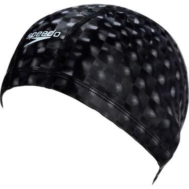 Imagem de TOUCA DE NATAÇÃO SPEEDO COMFORT 3D CAP Cor:PretoTamanho:Único, Preto, 