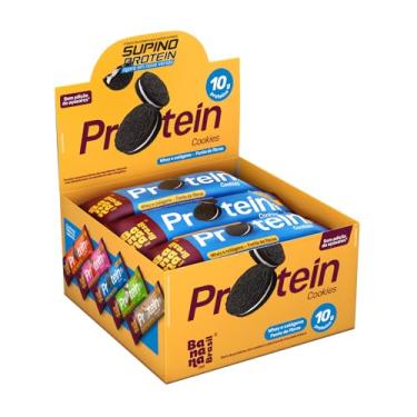 Imagem de Banana Brasil Display Barra De Proteína Supino Protein Baunilha Com Crispies - 12 Unidades De 30G