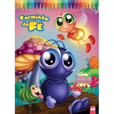 Imagem de Livro Infantil Gigante de Colorir - TURMINHA DA FÉ - Vale das Letras