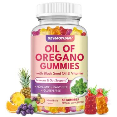 Imagem de Gomas de Aceite de Orégano GZ HAOYUAN com Óleo de Cominho Preto + Vita