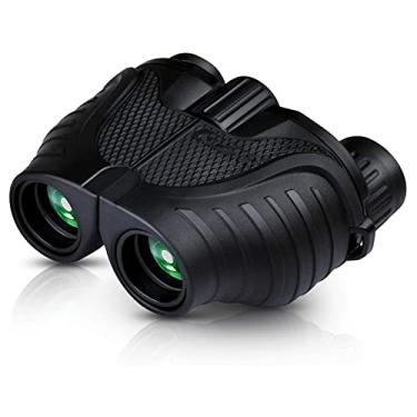 Imagem de Binóculos compactos leves, telescópios binoculares à prova d'água 10x25 HD, com lente BAK4 prisma FMC durável e transparente, adequados para ópera de teatro esportivo ao ar livre