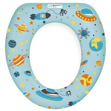 Imagem de Assento Redutor Para Vaso Sanitário Multilaser Bb210, Azul