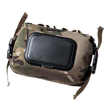 Imagem de Estojo de Lenços Porta-toalhetes de Armazenamento de Papel à D'água Estojo de Armazenamento de Papel Higiênico Recipientes para Acampamento, Camo