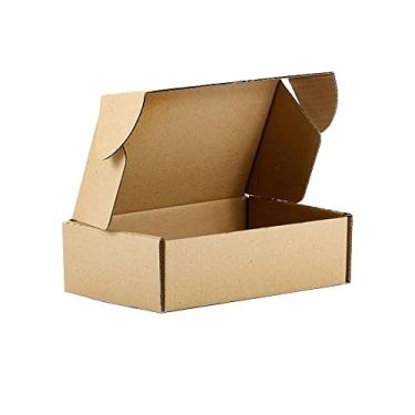 Imagem de 50 Caixas De Papelão Montável Para Envio Correios 25 X 17 X7